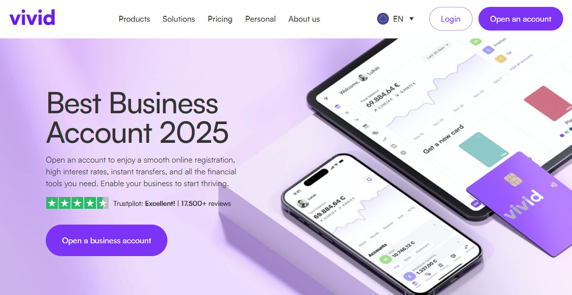 Vivid Money Website